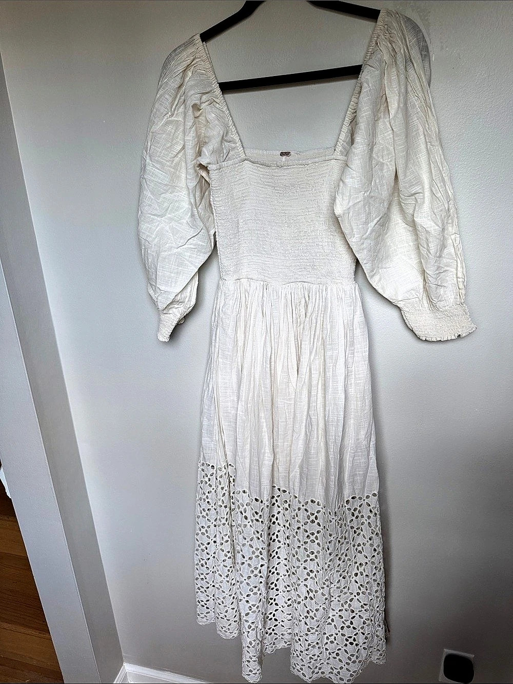 Free People Perfect Storm Maxi Dress White Like New size small